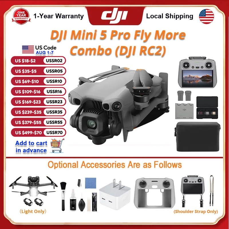 Drone Kit Beginner - DJI Mini 5 Pro Fly Combo