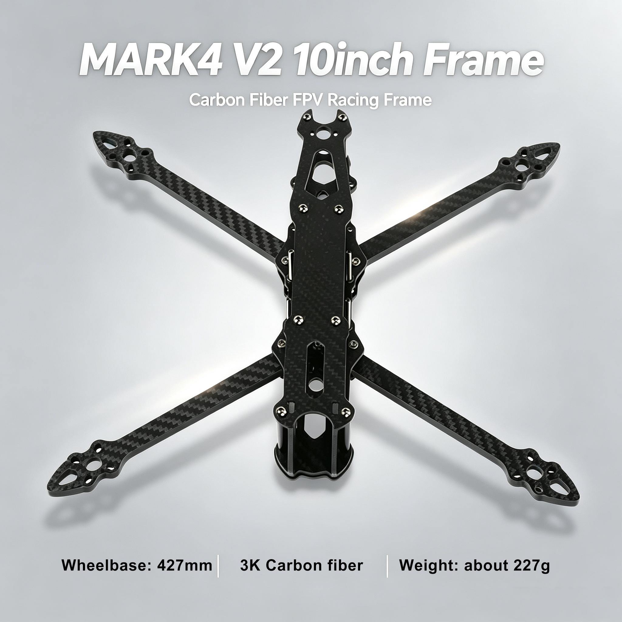 Drone Kit With Camera - MARK4 FPV Drone Karbon Fiber Gövde