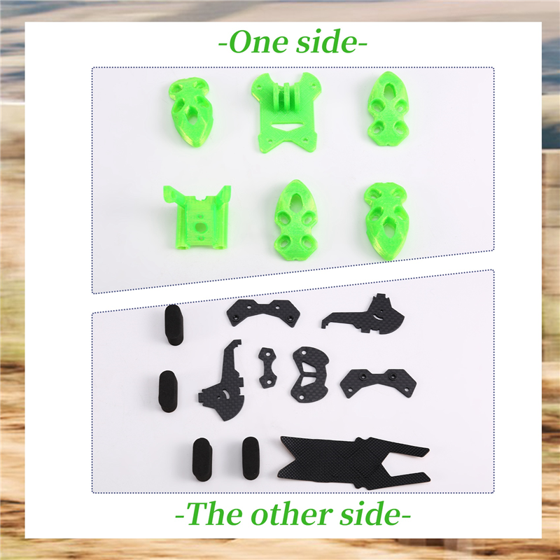 Drone Kit Parts Included - MARK4 7 İnç Karbon Fiber 5Mm