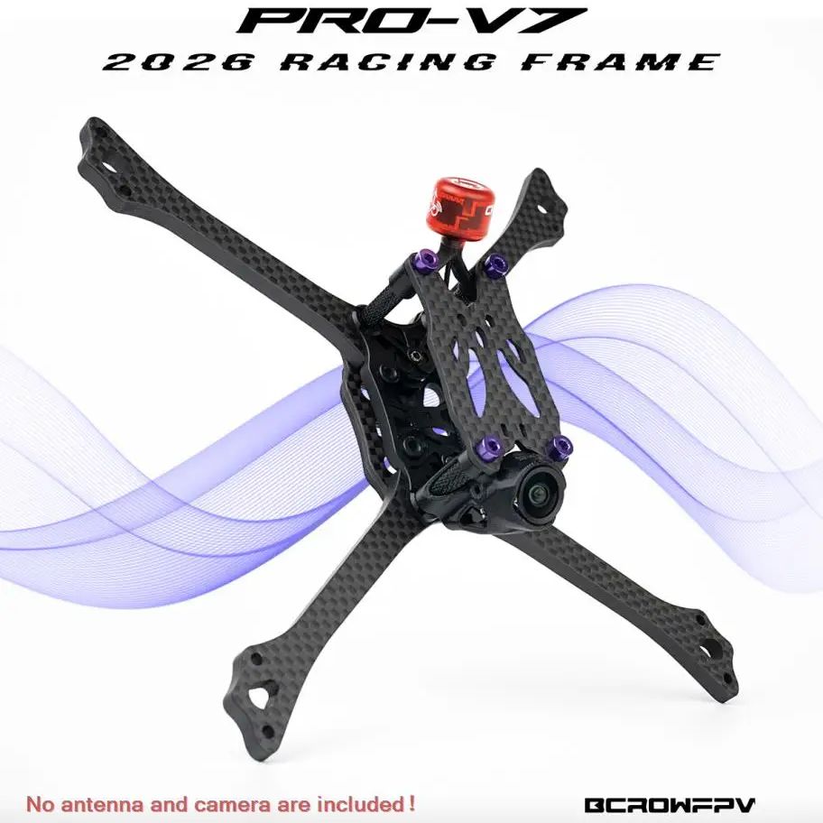 Drone Kit Octocopter - BCROWFPV PRO-V7 Yarış Drone Gövde Kiti