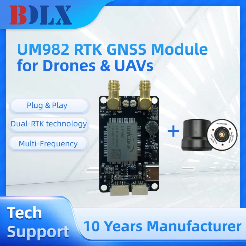 Drone Kit Hexacopter - UM982 Çift Anten RTK GNSS Modülü