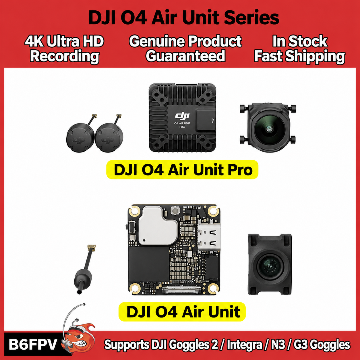 Drone Kit Long Range - DJI O4 Air Unit Serisi Amiral