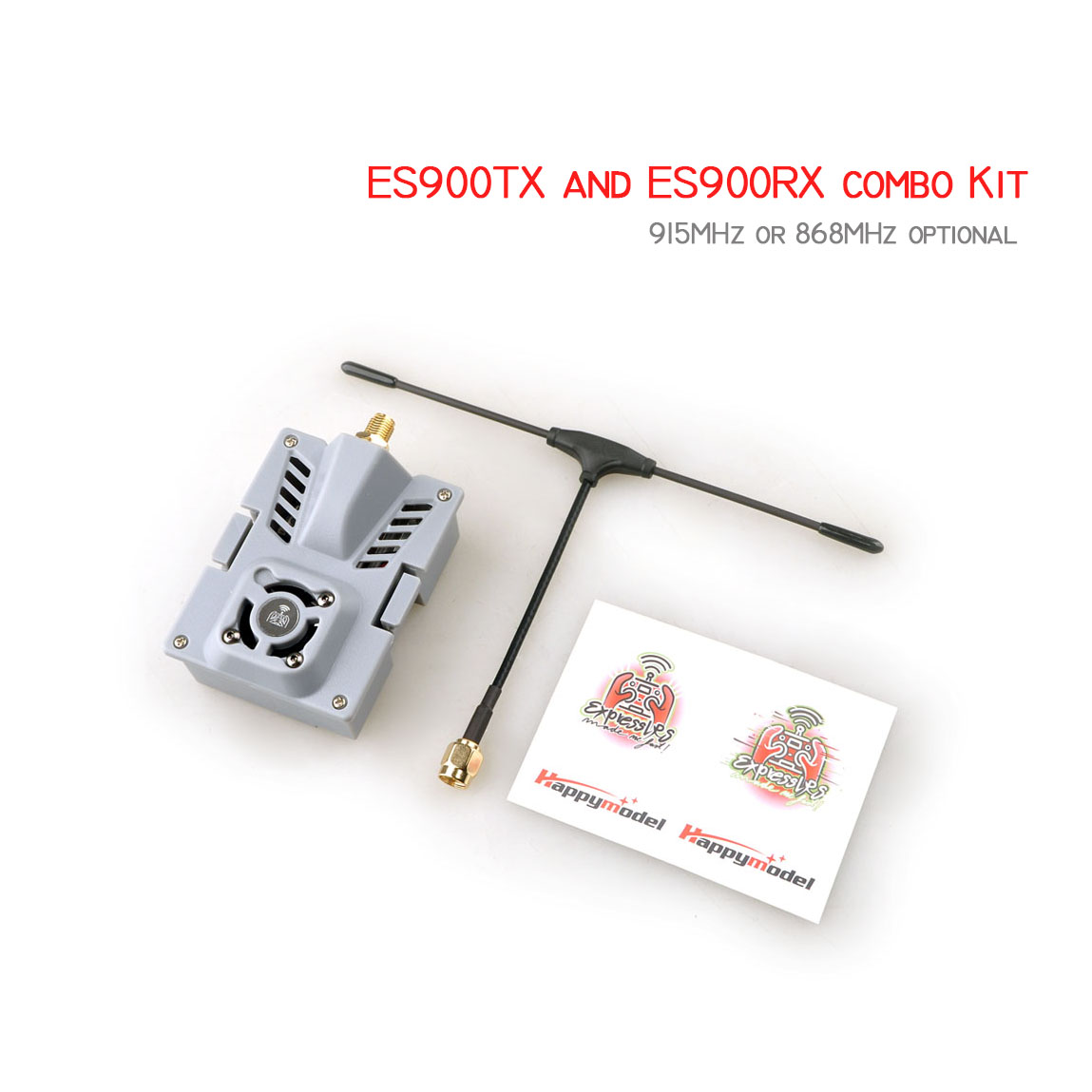Drone Kit Racing - Happymodel RC ELRS Mikro ES900RX（Alıcı）ES900TX（Modül）Combo Kit