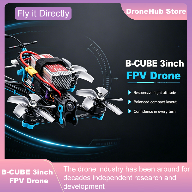 B-CUBE 3 inç FPV Drone Çerçeve - Drone Kit Octocopter incelemesi ve fiyatı