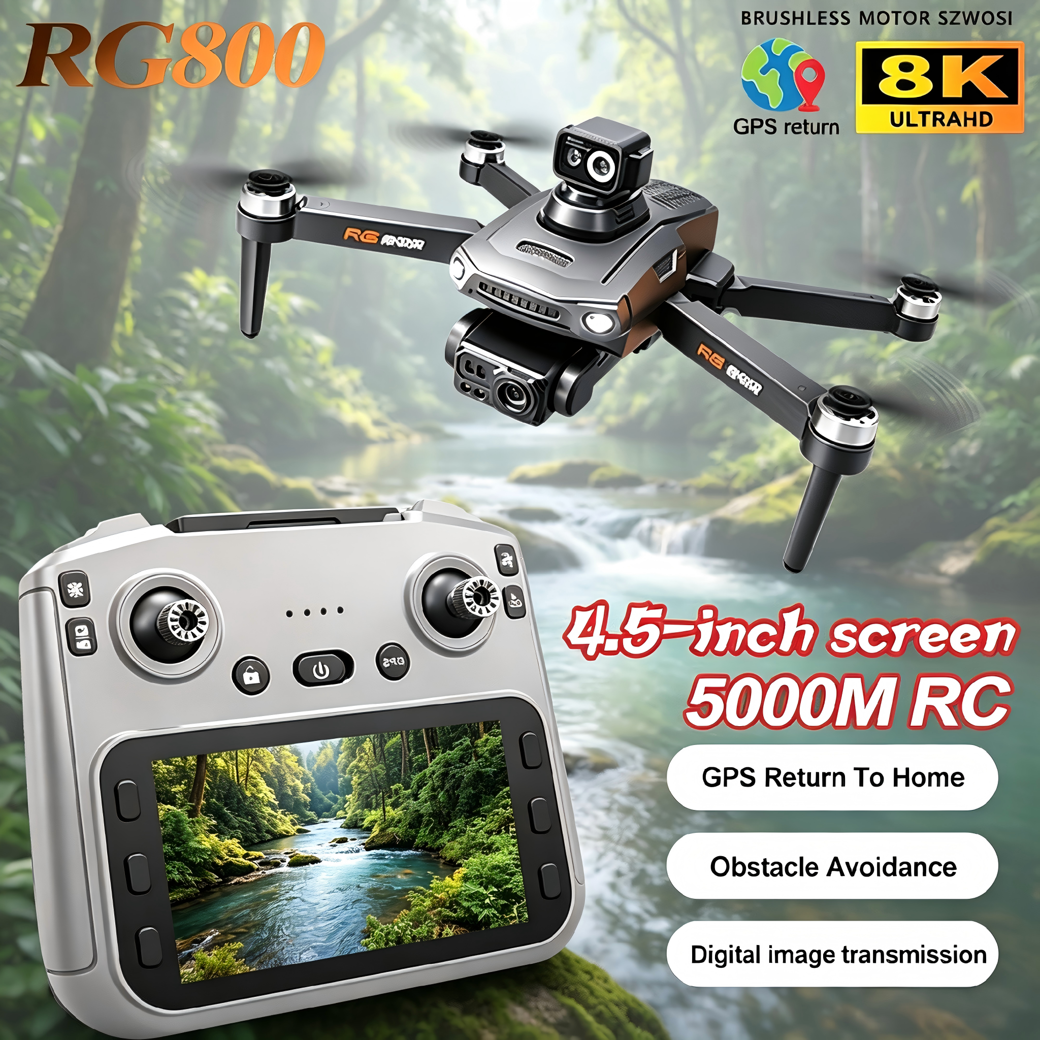 RG800 MAX GPS Drone Profesyone - Drone Kit With Camera incelemesi ve fiyatı