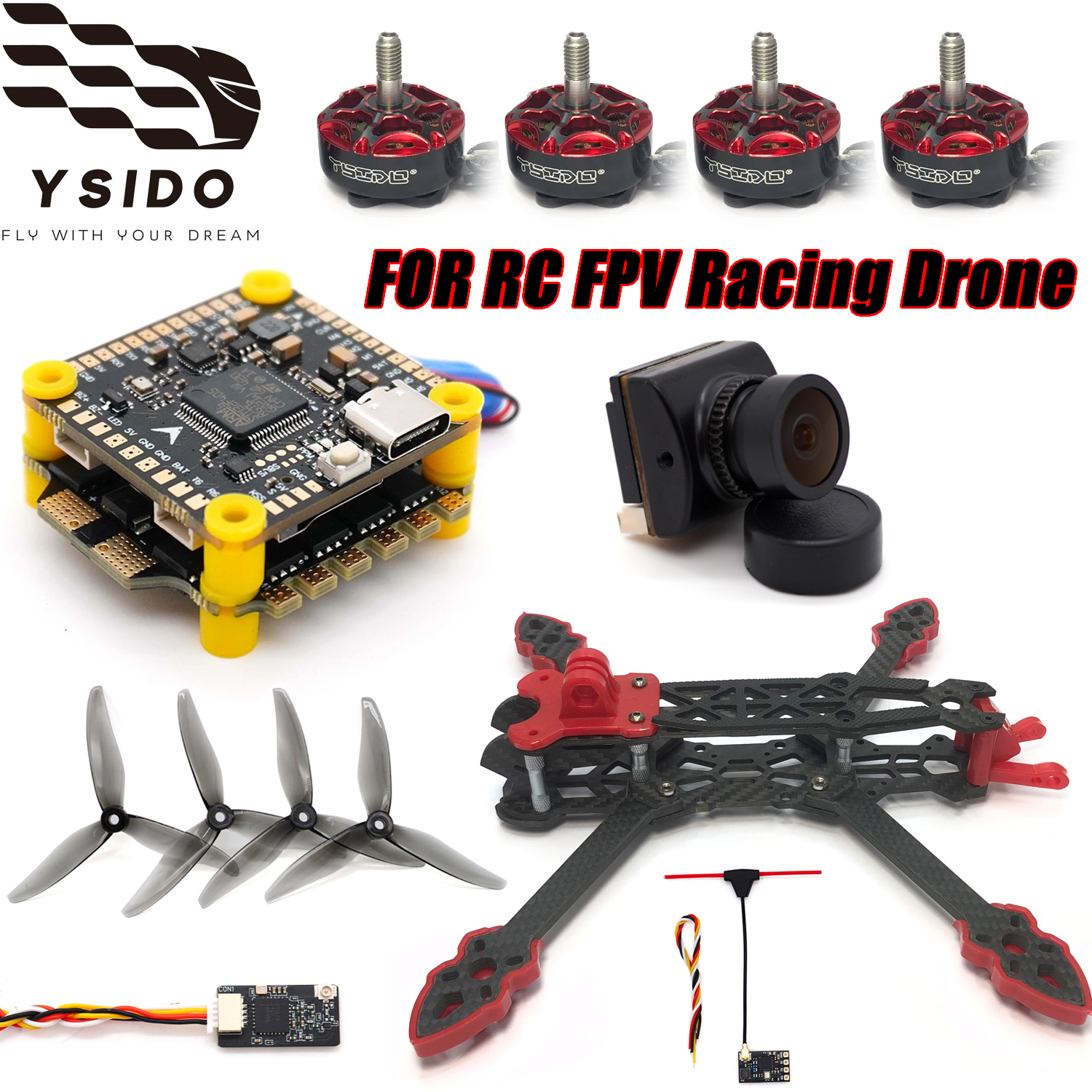 Mark4 5 inç Gövde Kiti F405 V3 - Drone Kit Build Yourself incelemesi ve fiyatı