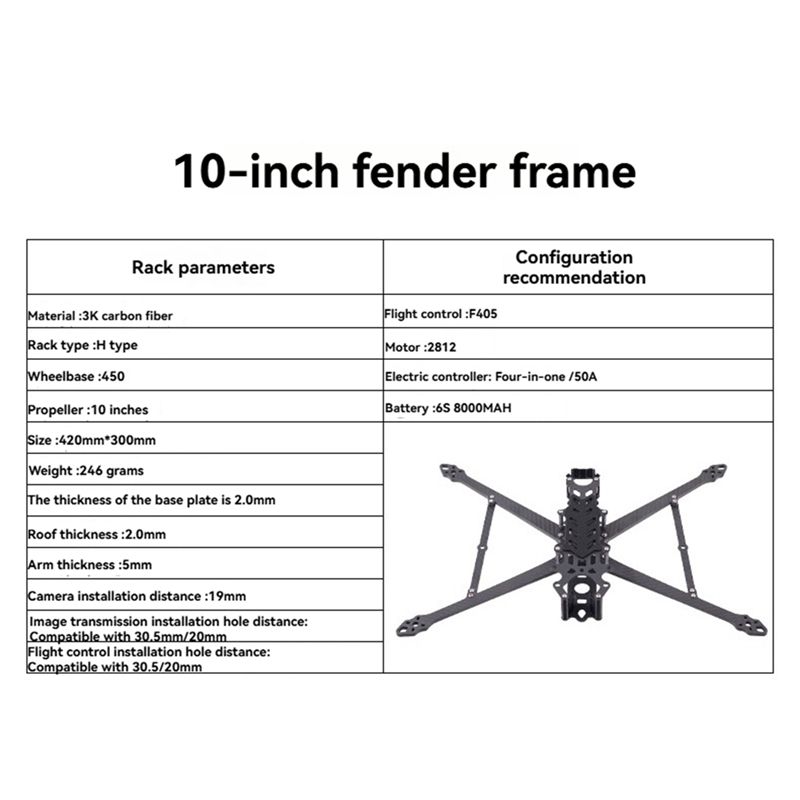 ABKN-Süper Uzun Menzilli FPV Y - Drone Kit Racing incelemesi ve fiyatı