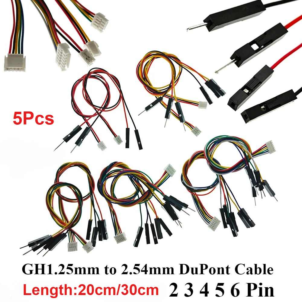 5 adet GH1.25 2P-6Pin Dupont 2 - Drone Kit Hexacopter incelemesi ve fiyatı