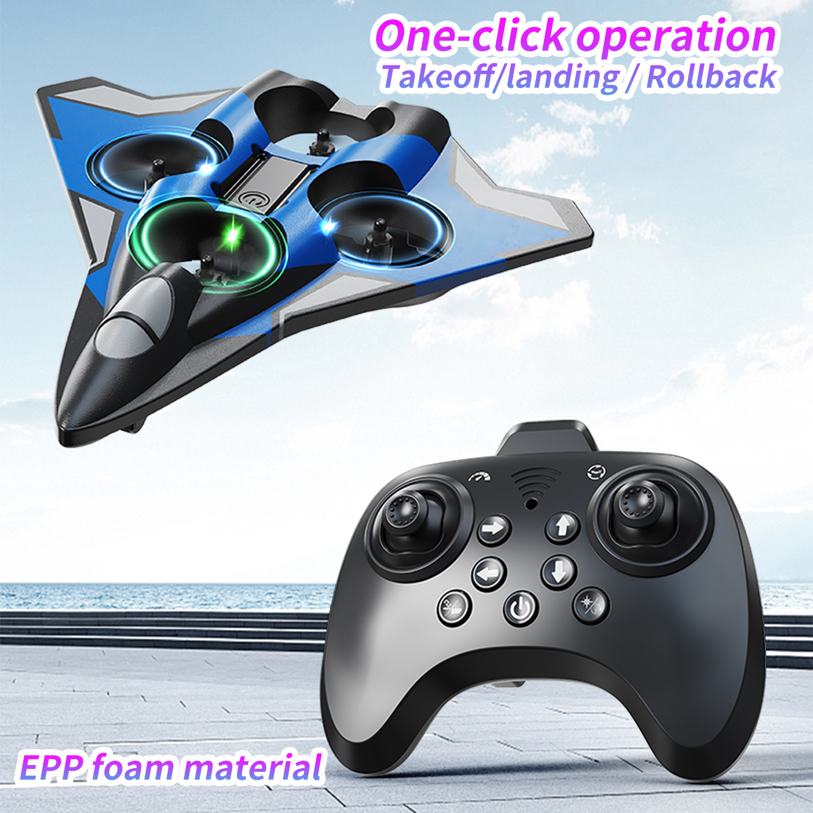 YL89 EPP Köpük Quadcopter RC U - Drone Kit Tricopter incelemesi ve fiyatı