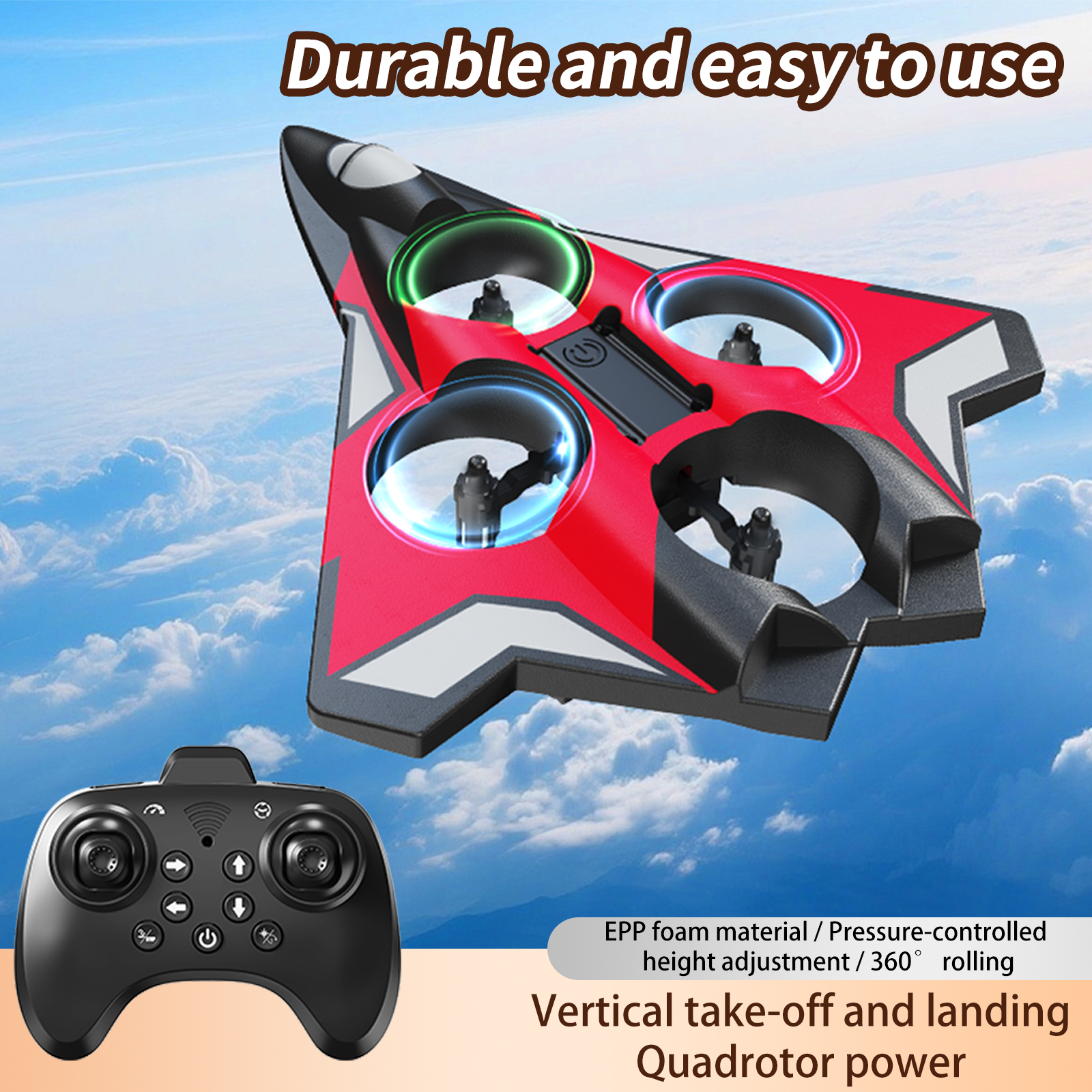 YL89 EPP Köpük Quadcopter RC U - Drone Kit Tricopter incelemesi ve fiyatı