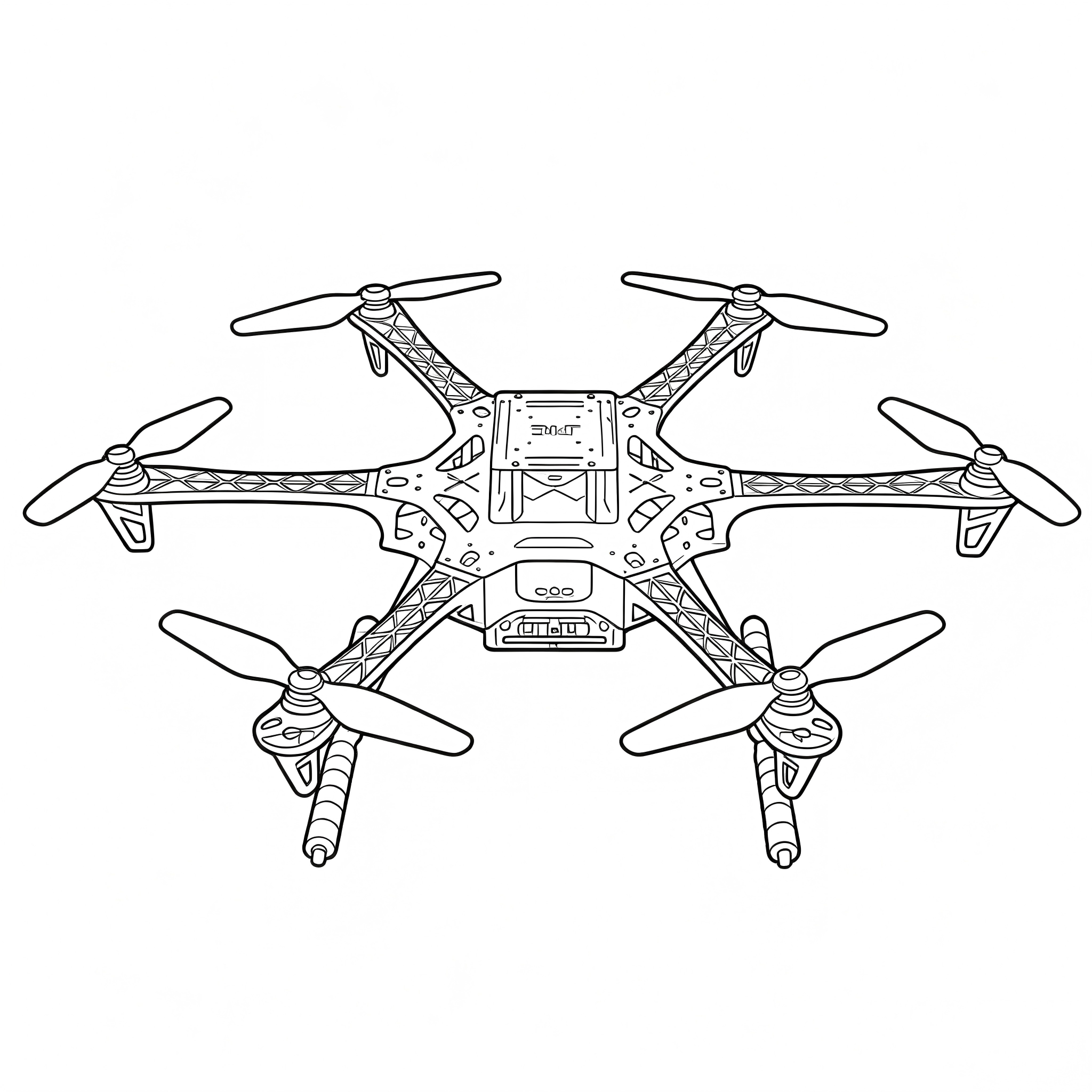 S550 RC Heksakopter Drone Gövd - Drone Kit Hexacopter incelemesi ve fiyatı
