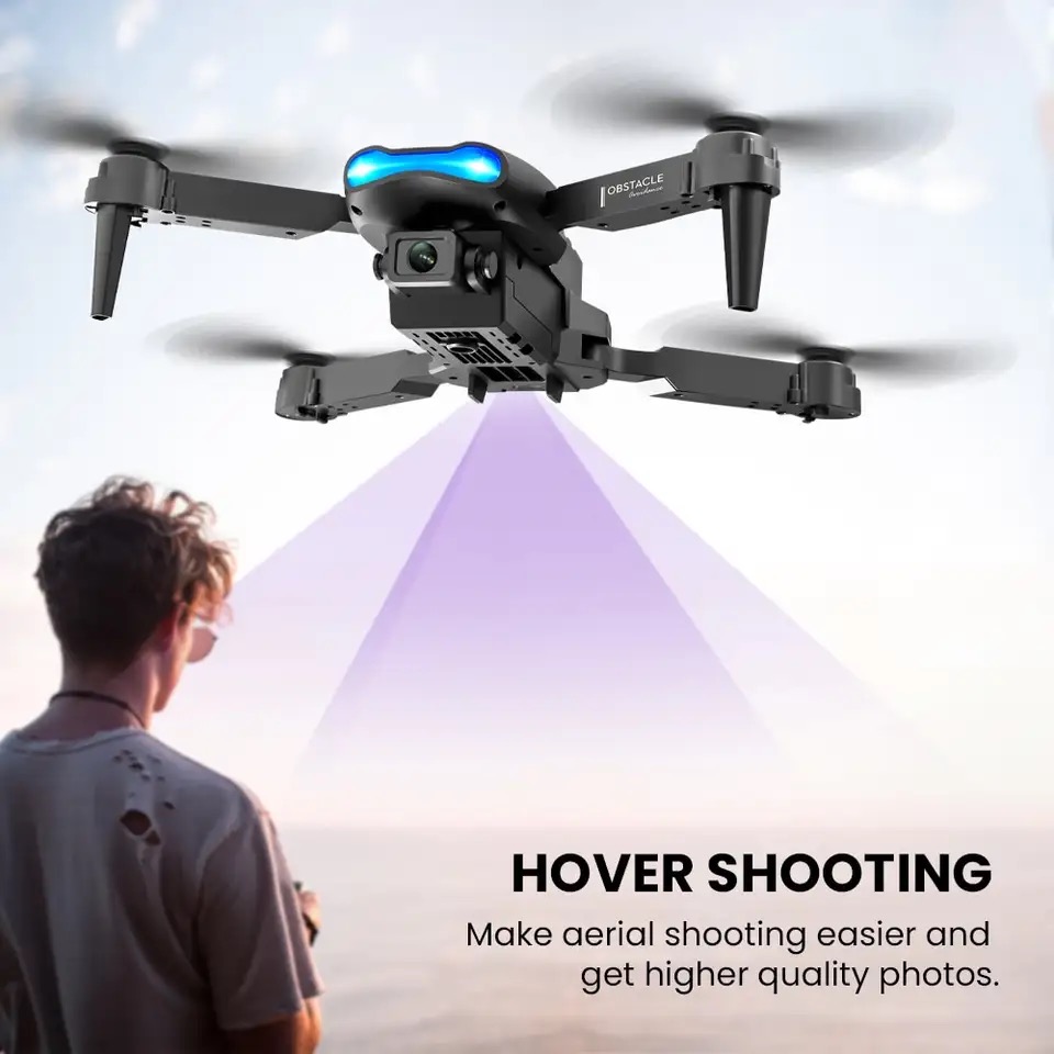 Yeni Mini drone E99 4K WIFI HD - Drone Kit Tricopter incelemesi ve fiyatı