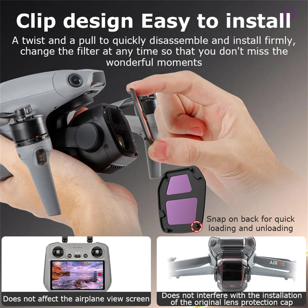 DJI Air 3S Kamera Lens Filtre  - Drone Kit Waterproof incelemesi ve fiyatı