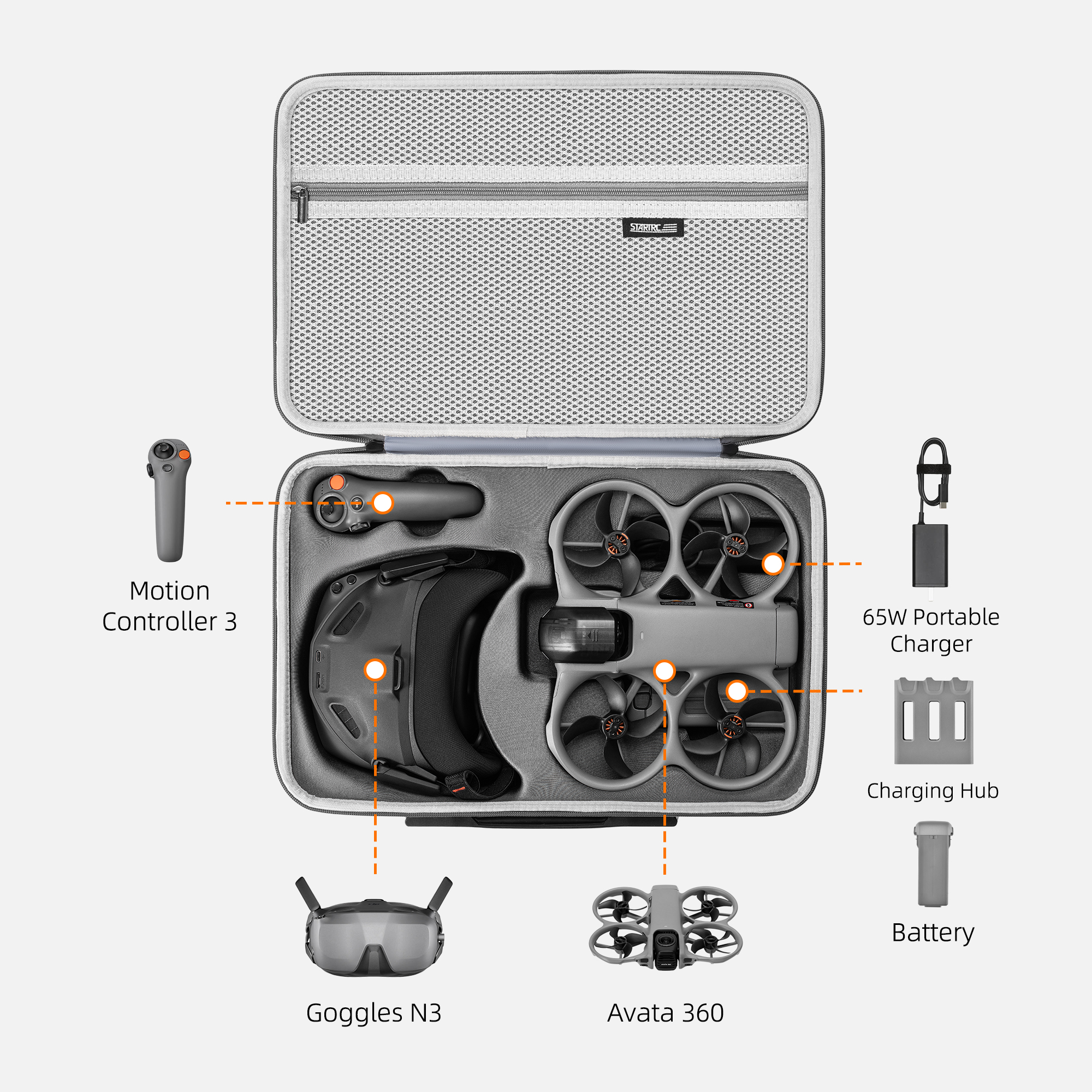 Taşınabilir saklama çantası DJ - Drone Kit Waterproof incelemesi ve fiyatı