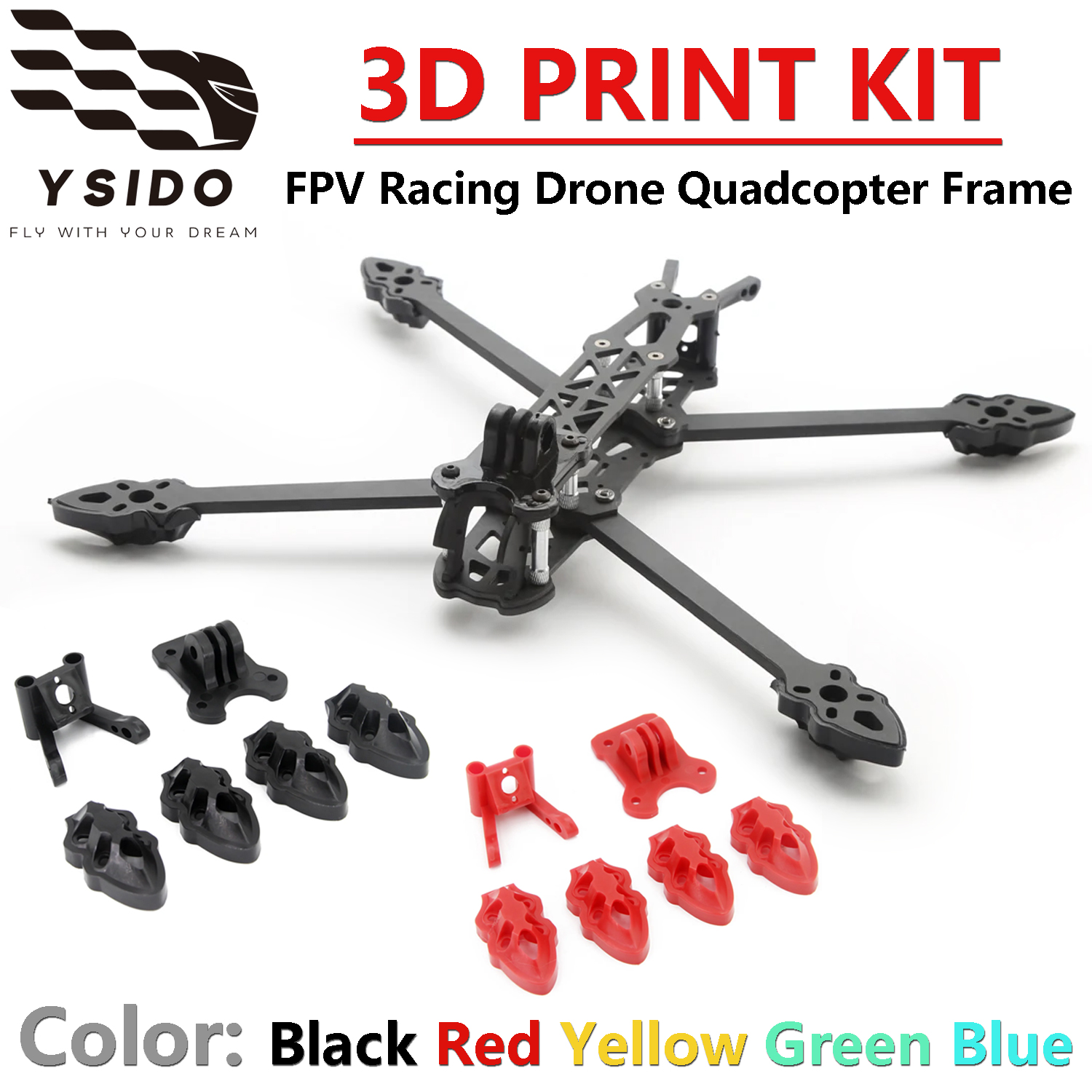 Mark4 5 inç / 7 inç FPV Çerçev - Drone Kit Octocopter incelemesi ve fiyatı