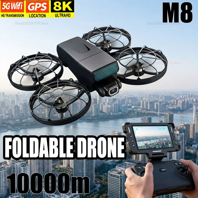Yeni Drone'lar M8 GPS 8K Profe - Drone Kit With Camera incelemesi ve fiyatı