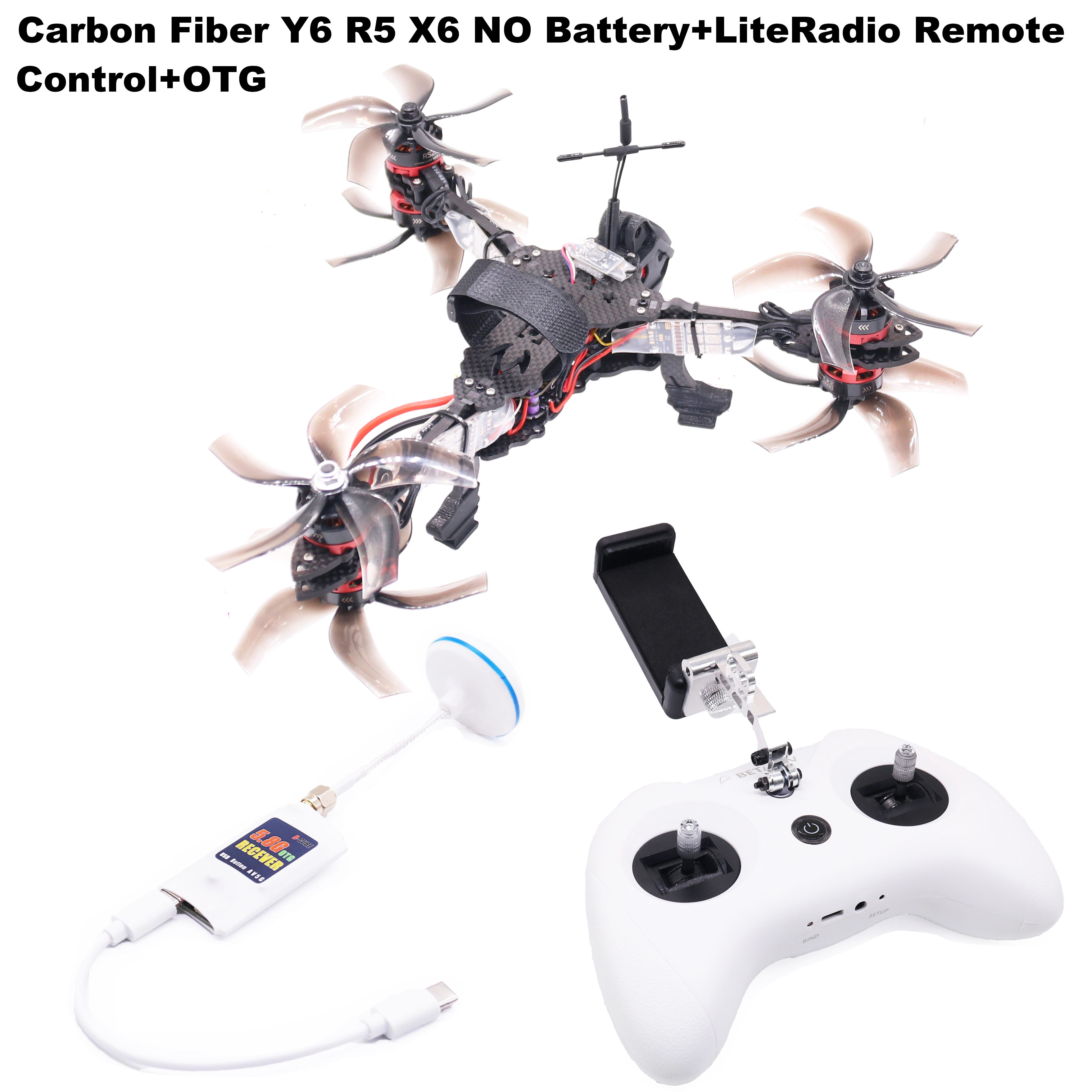 B-CUBE Y6R5 5 inç FPV Drone Çe - Drone Kit Octocopter incelemesi ve fiyatı