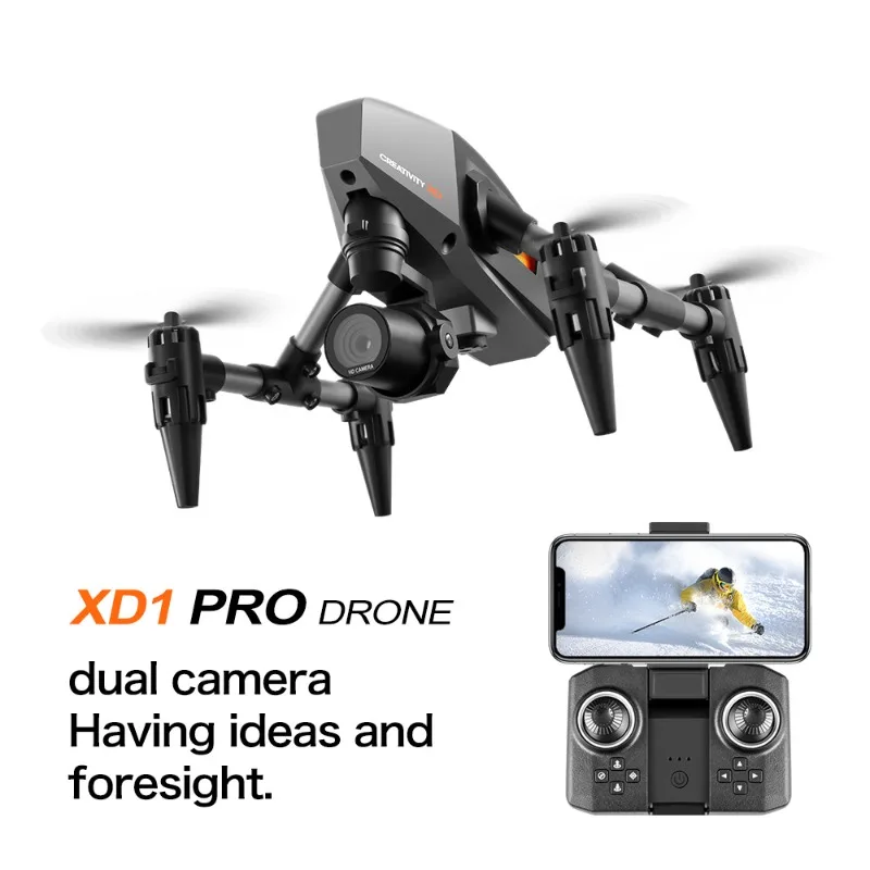 XD1 PRO Mini Drone Çift Kamera - Drone Kit Tricopter incelemesi ve fiyatı